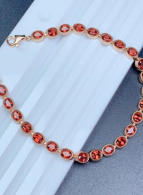 女S925纯银手链空托时尚百搭