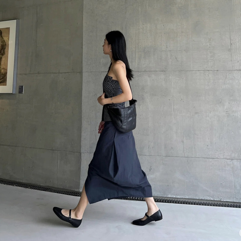 ZABA TANA 2025秋夏小皮鞋黑色单鞋工作鞋平底玛丽珍外穿芭蕾鞋女,淘宝优惠券,粉丝福利购,淘宝优惠卷