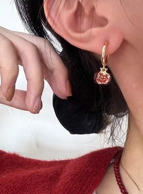 石榴树项链吊坠甜酷风