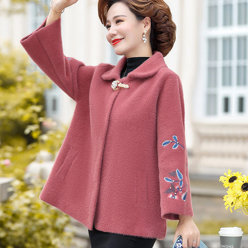 婚礼妈妈装礼服秋冬装高贵喜开衫 法尚妃中老年女装