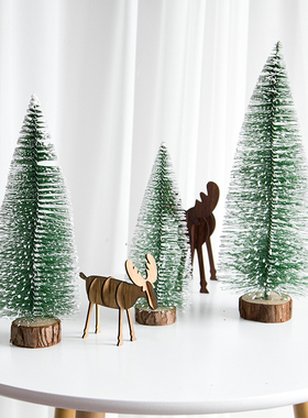 雪松欧式风节日家居客厅圣诞树