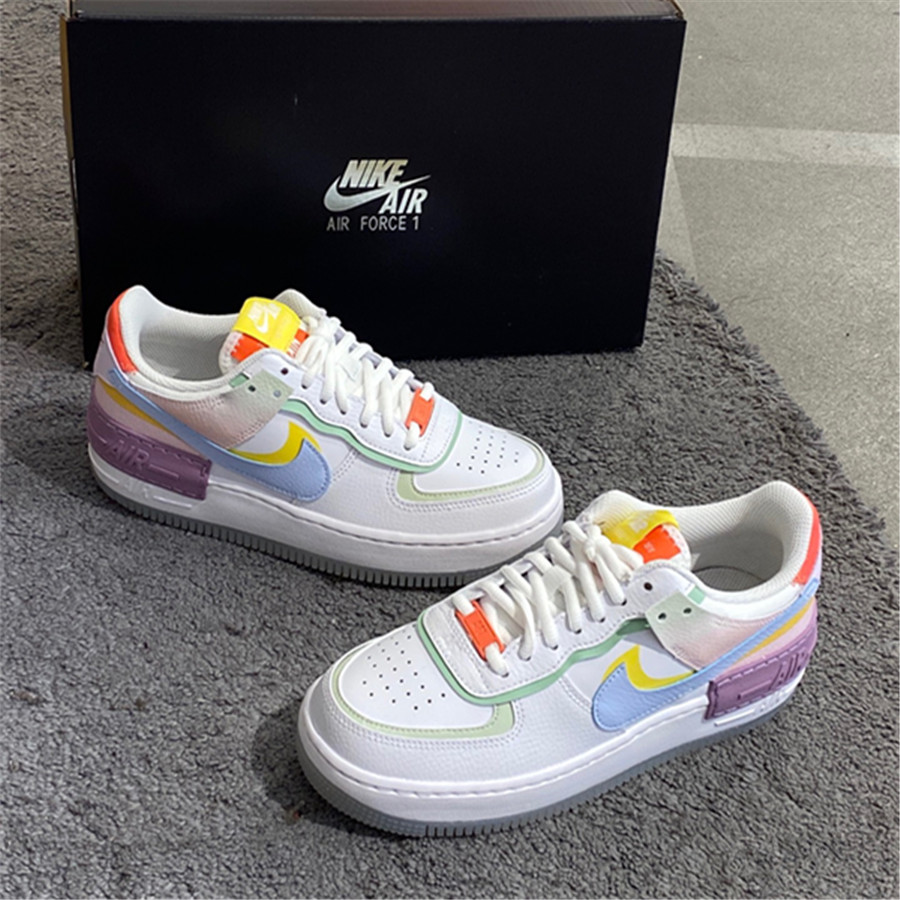 叮咚体育 Nike Air Force 1 Low AF1马卡龙低帮板鞋CW2630-141 - 图0