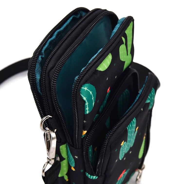 Running bag women's small bag shoulder bag crossbody bag coin purse mobile phone non-canvas bag women's cross-body sports wrist bag