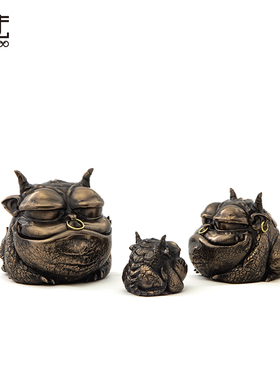 金蟾招财手办车载工艺品送男友