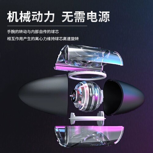 【升级款】腕力球炫彩健身锻炼手臂手腕自启动金属减压离心包邮 - 图3
