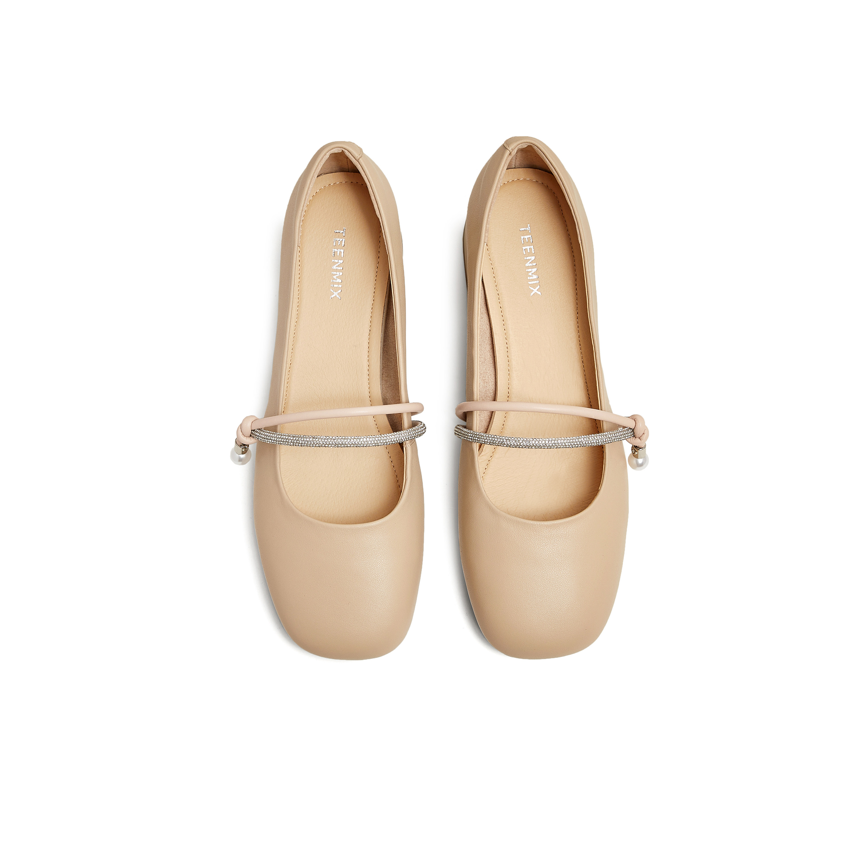 天美意一字带粗跟玛丽珍皮鞋女高跟鞋浅口单鞋2025春新款KM072AQ5,淘宝优惠券,粉丝福利购,淘宝优惠卷