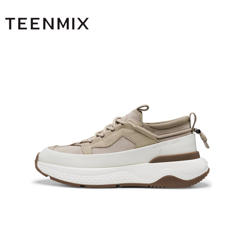 天美意冬新款商场同款时尚休闲潮流系带男老爹鞋3TD01DM4 - 图0