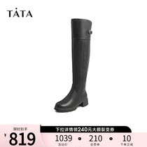 Tata hes her mall with the same winter fashion casual party with 100 ride riding boots high cylinder female boots new 6IK01DC1