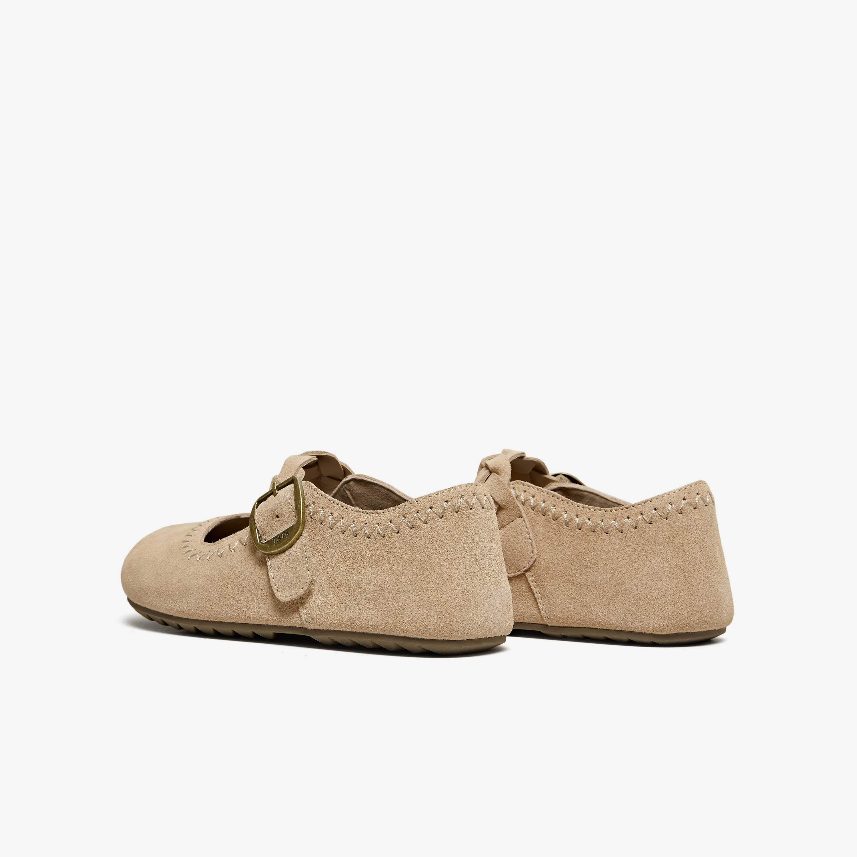 TATA他她女鞋2026春季新款圆头单鞋内增高休闲百搭勃肯鞋CUG08AQ6,淘宝优惠券,粉丝福利购,淘宝优惠卷