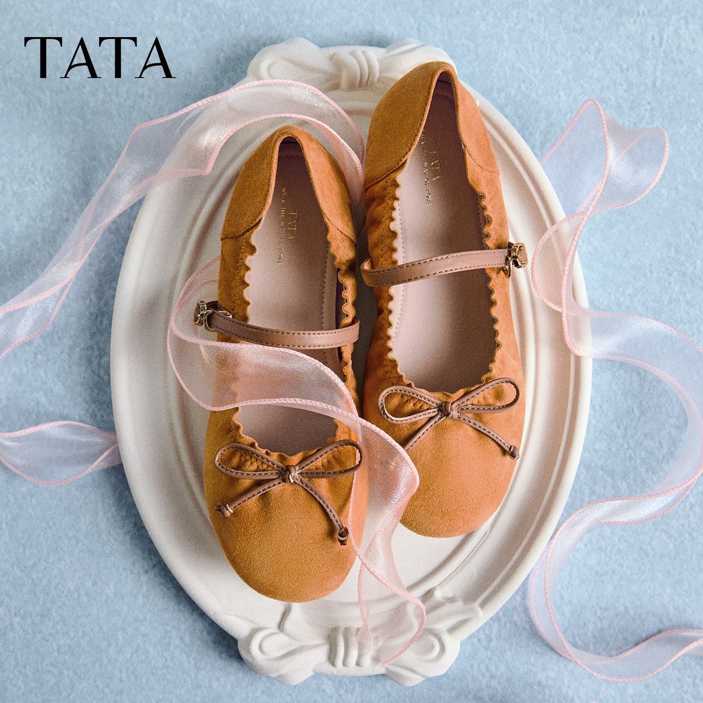 TATA他她女鞋2026春羊皮平底玛丽珍鞋女芭蕾舞鞋休闲单鞋YZQ01AQ6,淘宝优惠券,粉丝福利购,淘宝优惠卷