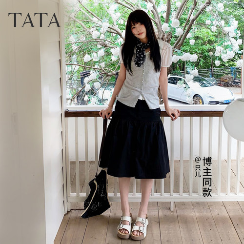 TATA他她小海豚勃肯凉拖2026夏季女鞋厚底增高外穿凉鞋子CML01BT6 - 图3
