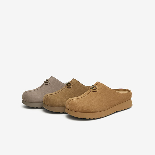 TATA his her retro thick-soled Birkenstock shoes women's shoes brown casual outer wear sandals spring new CXF01BH5