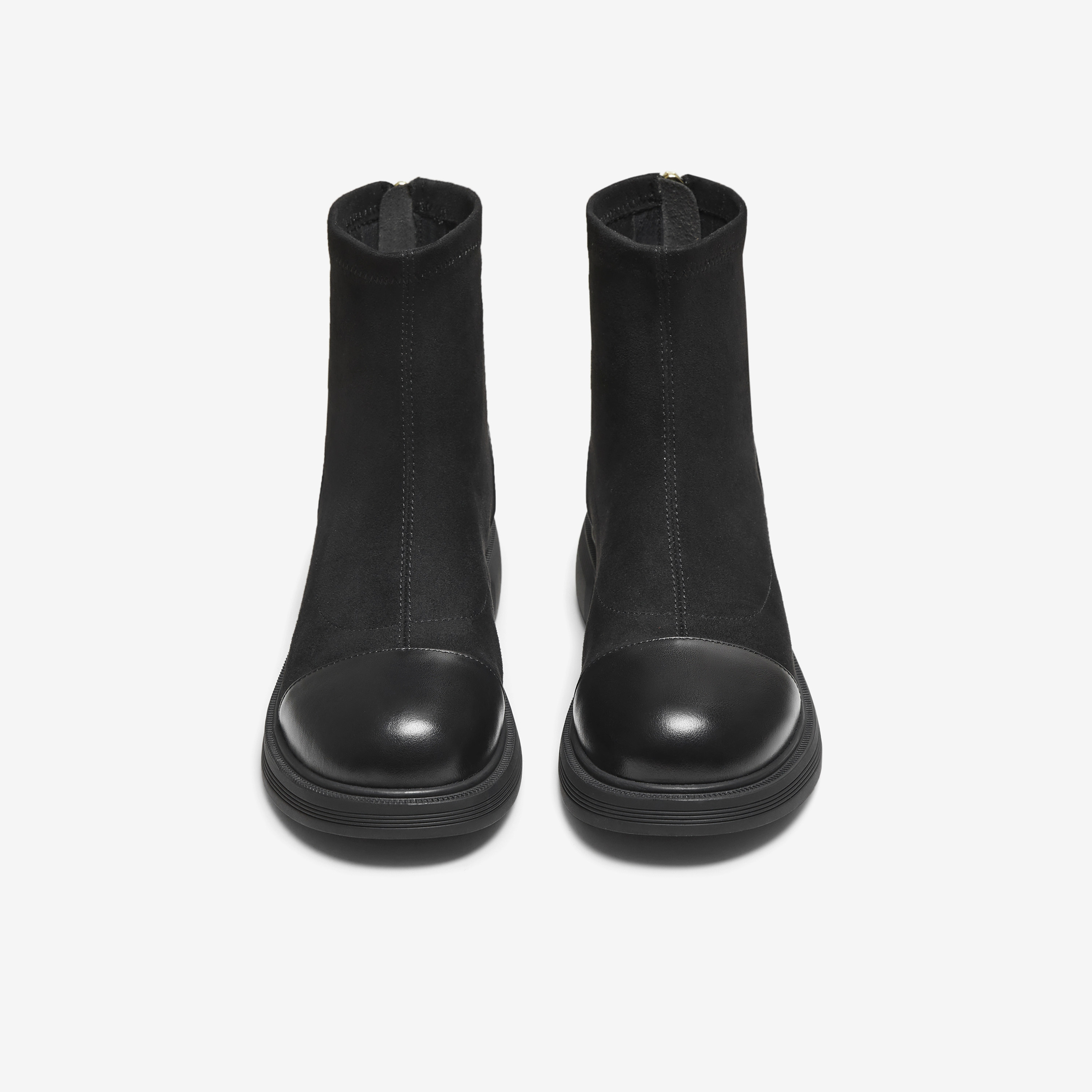 TATA他她靴子2025冬季新款弹力靴时装靴女鞋短靴瘦瘦靴WZB04DD5,淘宝优惠券,粉丝福利购,淘宝优惠卷