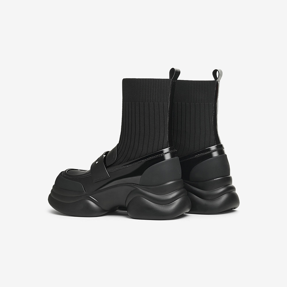 TATA他她靴子2025冬季弹力靴时尚乐福袜靴女新款短筒靴CCJ02CZ5,淘宝优惠券,粉丝福利购,淘宝优惠卷