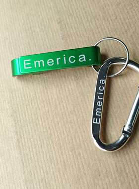 EMERICA钥匙扣登山扣背包挂扣啤酒罐头开瓶器快挂装饰扣