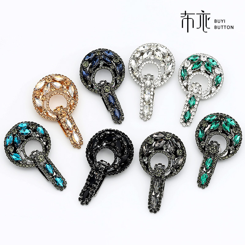 貂皮裘皮皮草大衣装饰扣子纽扣高档水钻高档奢华新款领口扣鸭嘴扣,淘宝优惠券,粉丝福利购,淘宝优惠卷