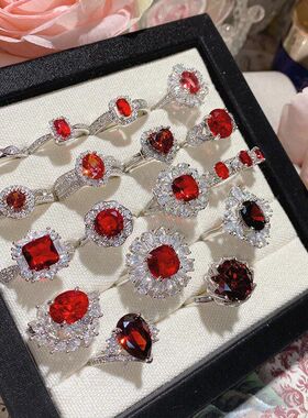 食指精致锆石宫廷风电镀圆形真金