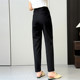 Huiyi Pavilion summer women's high waist nine-point pants high waist small feet pants Korean style slim elastic cigarette pants suit pants