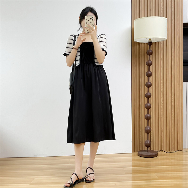 惠衣阁夏季女两件套装无袖背心裙高腰连衣裙针织开衫针织小披肩,淘宝优惠券,粉丝福利购,淘宝优惠卷