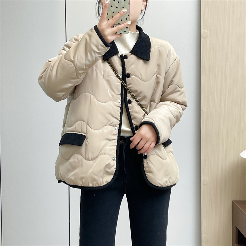 惠衣阁冬女长袖衬衫款棉衣轻薄款棉袄轻便保暖休闲棉服外套可机洗,淘宝优惠券,粉丝福利购,淘宝优惠卷