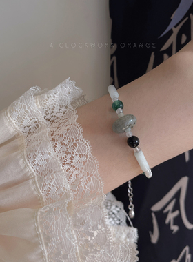 原创设计新中式平安扣手链可调节