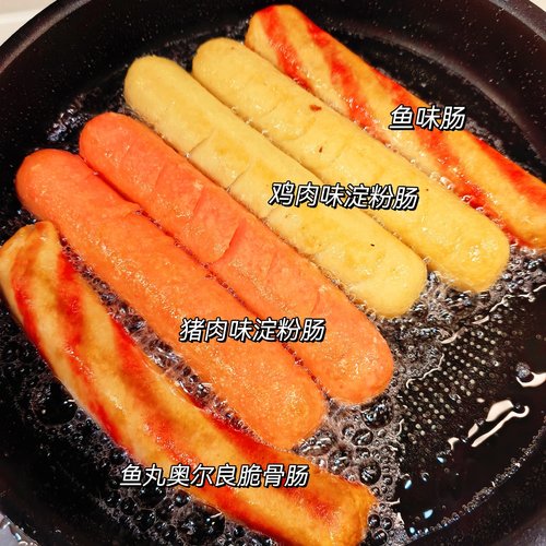 铁板烧烤肠鸡肉淀粉肠地摊地铁口铁板肠烤鱼棒送秘制酱料煎烤肠 - 图0