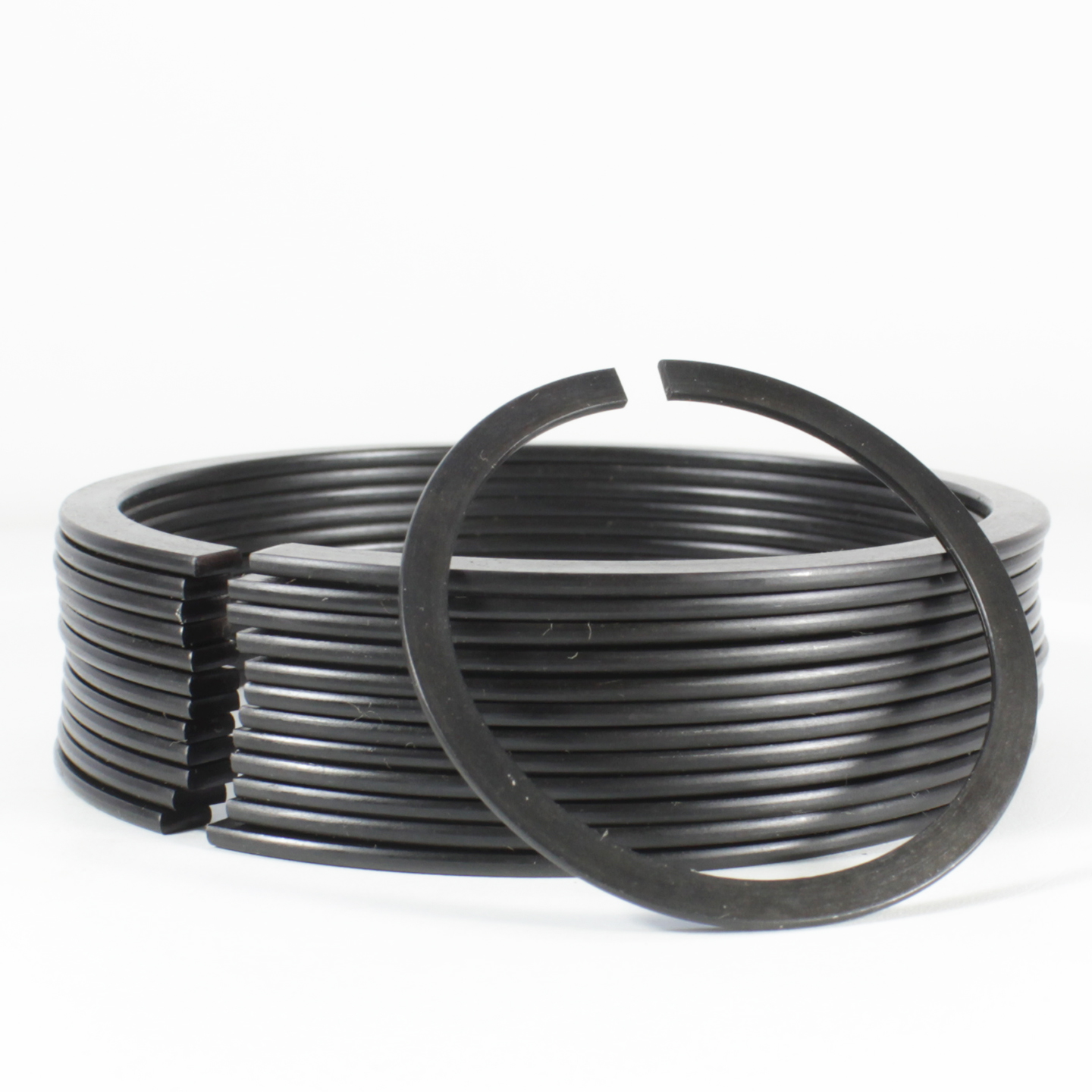 M2400 SW/WR轴用止动环压扁挡圈/无耳卡簧（规格:Φ40-Φ500） - 图0