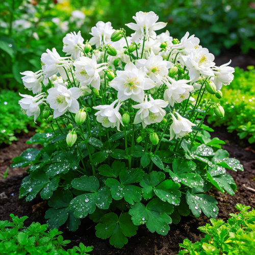 【花开爆盆】大花耧斗菜盆栽花苗多年生地栽盆栽耐寒阳台庭院花卉 - 图1