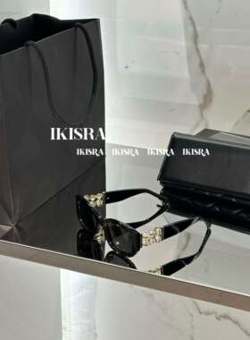 经典转运珠方框墨镜防晒太阳镜