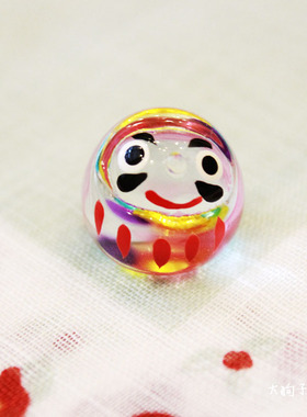 有机玻璃青蛙达摩车载礼物摆件