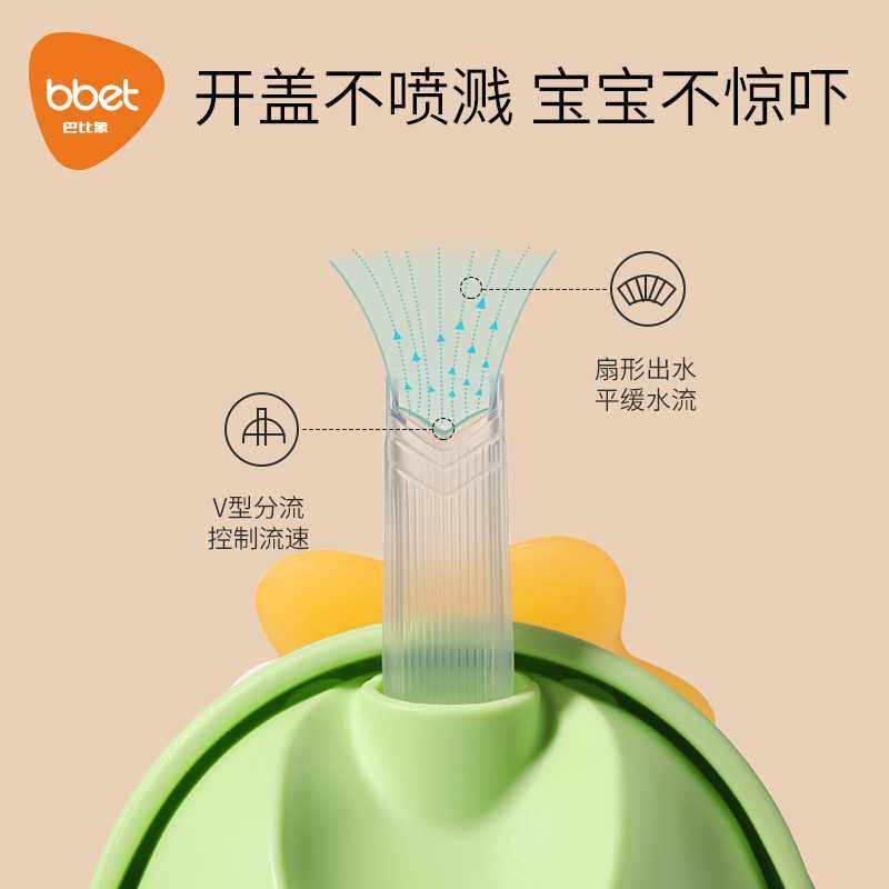 巴比象婴儿水杯学饮杯两用儿童吸管杯喝水喝奶6个月以上婴儿奶瓶,淘宝优惠券,粉丝福利购,淘宝优惠卷