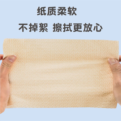 双灯本色压花卫生纸400家用厕纸柔韧原浆平板草纸厕所5包官方旗舰 - 图1