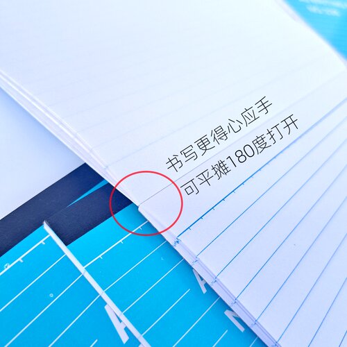 A4NO.128便条便签本单行本有线记事本笔记本本子a5软抄本竖翻办公 - 图0