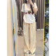 ເສື້ອຍືດແຂນສັ້ນ Bamboo cotton ສີຂາວສໍາລັບແມ່ຍິງ 2026 ໃຫມ່ທີ່ນິຍົມ summer ບ່າຂວາຝ້າຍບໍລິສຸດຂະຫນາດໃຫຍ່ super ຍອດນິຍົມຫຼຸດຜ່ອນອາຍຸສູງສຸດ