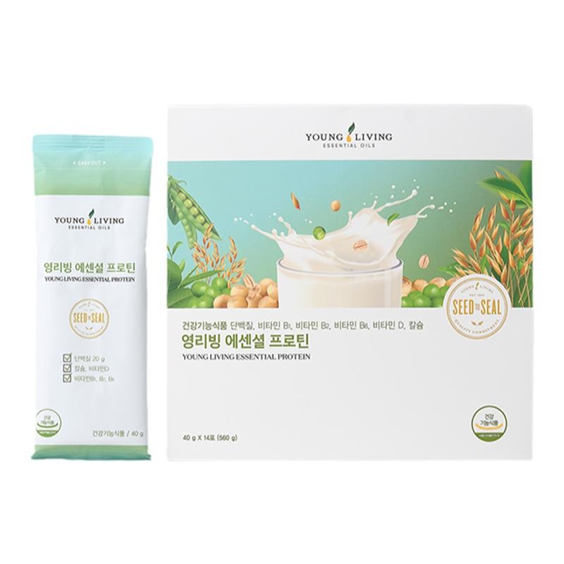 Youngliving悠乐芳Essential Protein蛋白粉绿茶口味营养清洁奶昔-图3