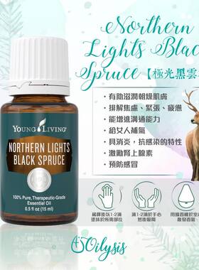 美国北极光黑云杉精油冥想专注力