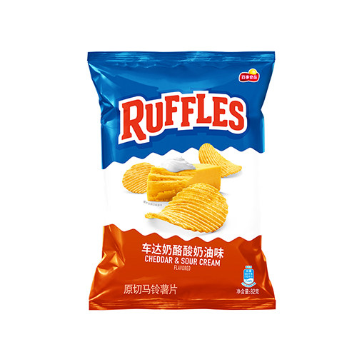 乐事莱芙士酸奶油洋葱味薯片82g ruffles薯片原味车达奶酪味袋装,淘宝优惠券,粉丝福利购,淘宝优惠卷
