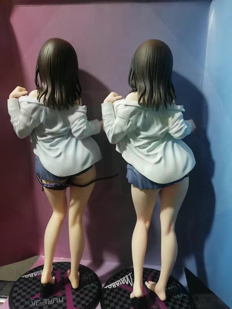 漫翔daiki工业湿身的jk黑峰彩女高中生制服手办美少女二次元模型