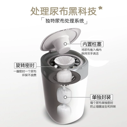 Пеленка с уплотнителем, мусорное ведро, мусорный мешок, набор, Великобритания