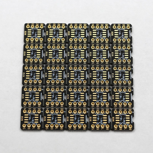 10个价格 配针脚 全新发烧级品牌板SOP8转DIP8镀金转换板配针脚 - 图2
