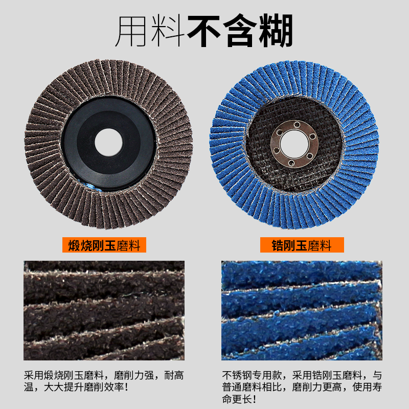 金信百叶片打磨片角磨机抛光片百页片砂纸打磨片100磨光机抛光片,淘宝优惠券,粉丝福利购,淘宝优惠卷