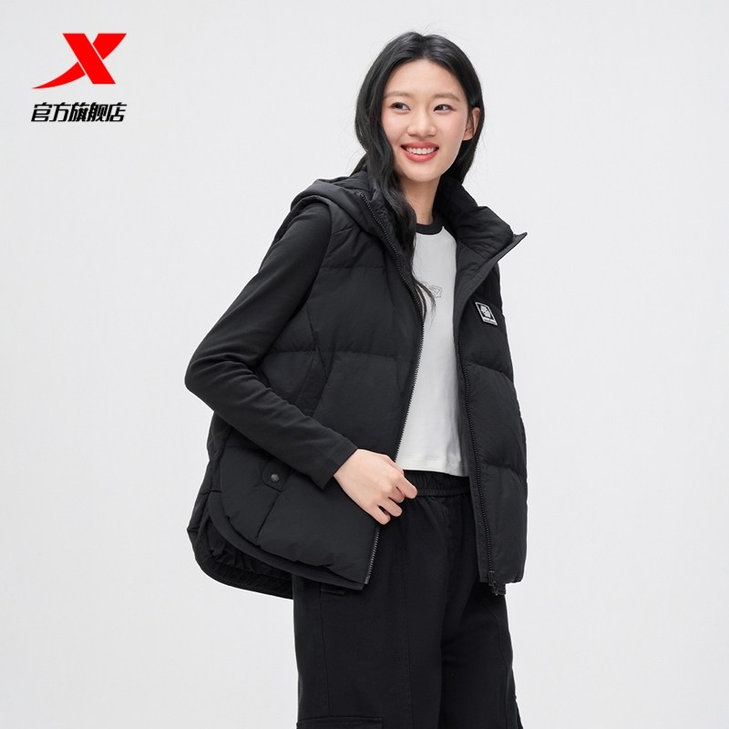 特步羽绒马甲女2025年冬季新款运动上衣保暖防风外套975428260188,淘宝优惠券,粉丝福利购,淘宝优惠卷