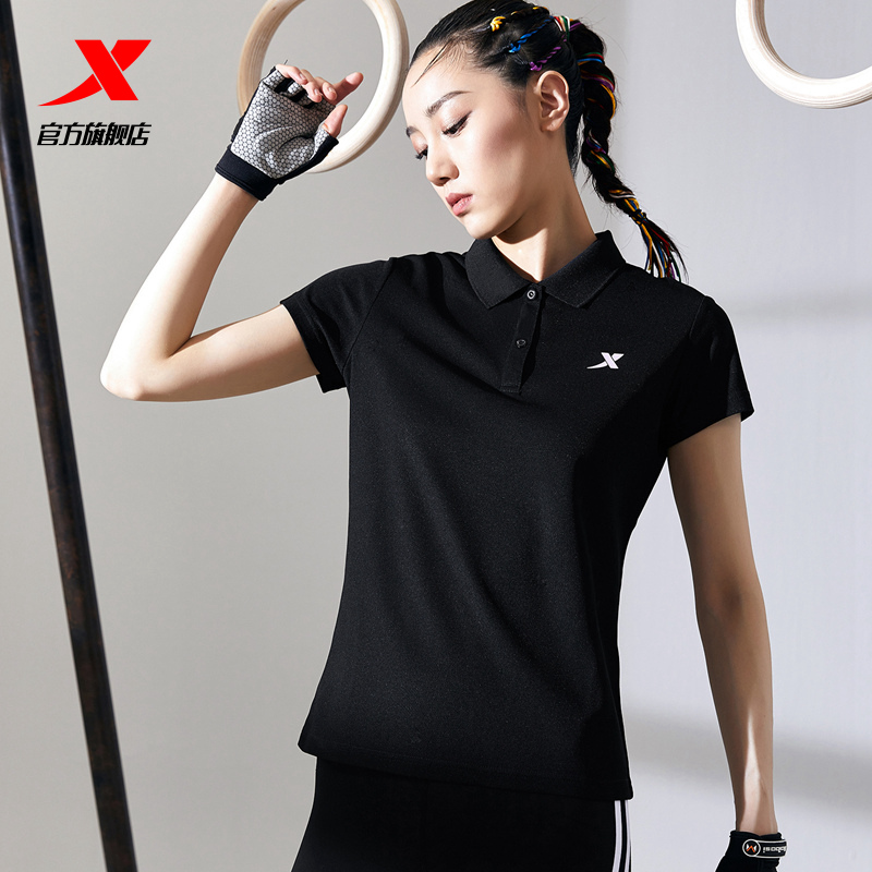 Special women's short sleeved polo shirt 2020 summer new breathable quick drying top half sleeve women's sports lapel T-shirt