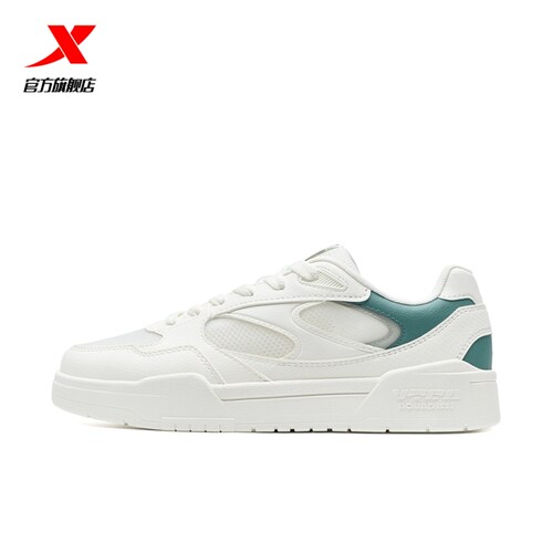 特步轻云2|板鞋男2026夏季新款网面透气小白鞋百搭女鞋休闲运动鞋 - 图3