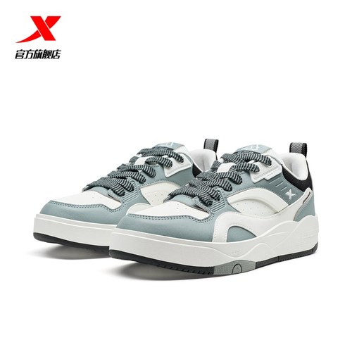 特步2024冬季新款板鞋休闲鞋运动鞋驭桀976419310009 - 图2