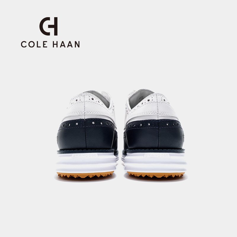 Cole Haan/歌涵 男士高尔夫鞋 24年春季皮革缓震休闲牛津鞋C38124 - 图2