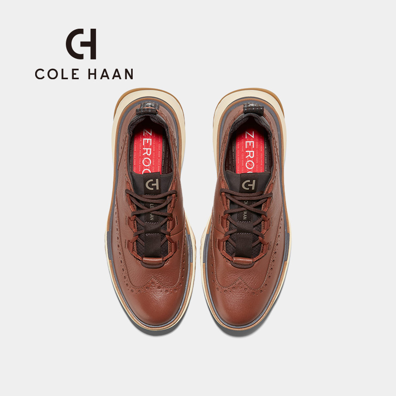 Cole Haan歌涵 男鞋休闲鞋 24布洛克雕花运动钻石底老爹鞋C38657 - 图1