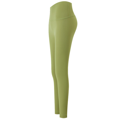 拍朵蜜桃提臀瑜伽裤女裸感无痕七八分健身裤高腰紧身显瘦运动裤夏 - 图3