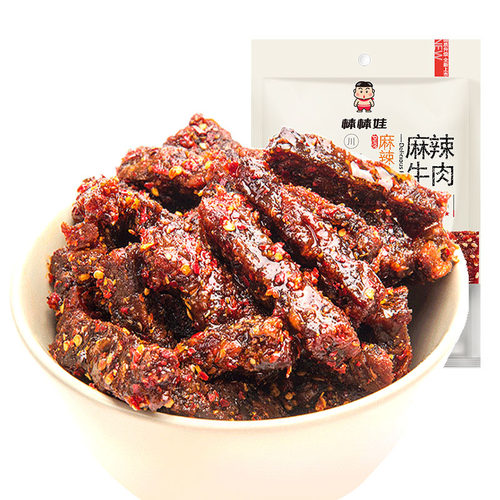 棒棒娃麻辣牛肉干单独小包装熟食四川特产解馋零食休闲小吃食品 - 图3