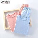 Осеннее детское нижнее белье, хлопковый комплект для мальчиков, хлопковое термобелье, штаны, подходит для подростков